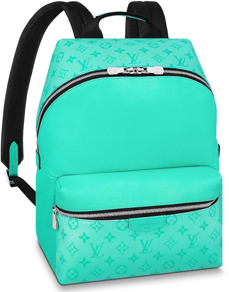 louis vuitton green backpack