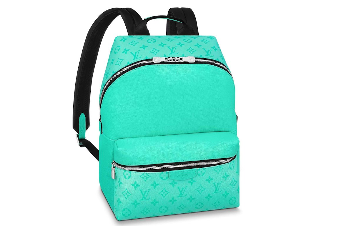 Pre-owned Louis Vuitton Discovery Backpack Miami Green
