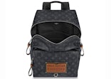 Louis Vuitton Antarctica Grey Taïga and Monogram Coated Canvas Discovery Backpack Charm Silver Hardware, 2020 (Like New)