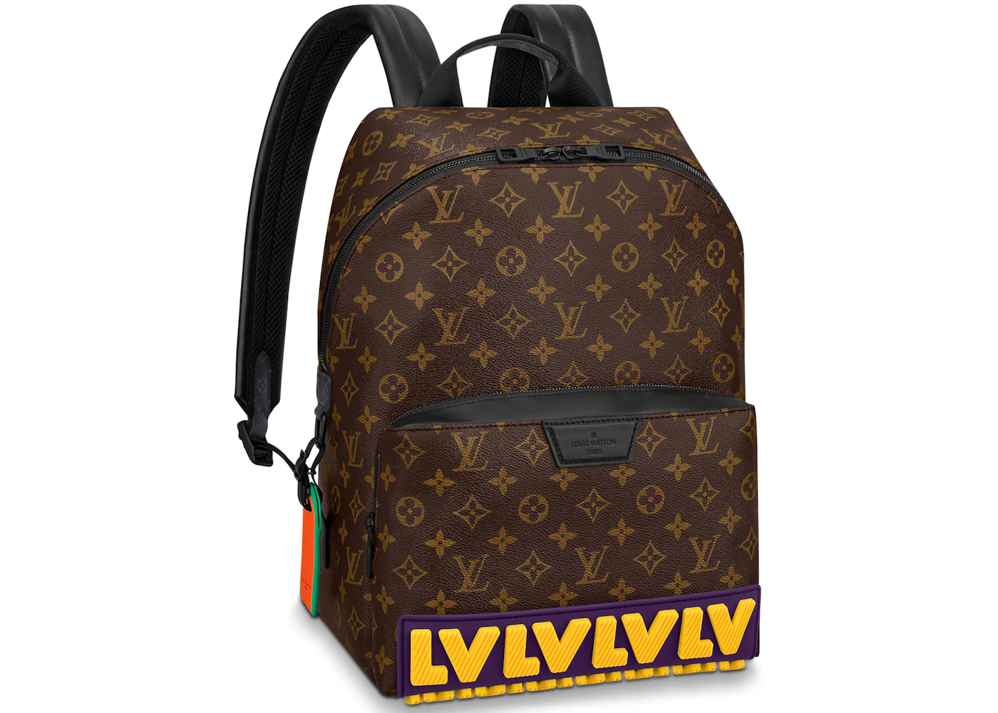 Louis Vuitton Discovery Backpack Monogram in Coated Canvas with Black ...