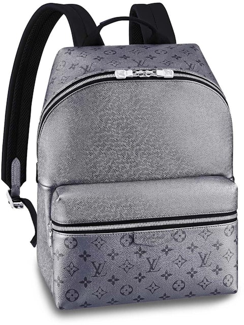 Louis Vuitton Grey Monogram Coated Canvas Taigarama Grey Discovery Backpack PM Silver Hardware, 2021 (Like New)