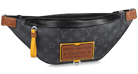 Louis Vuitton Discovery Bumbag Monogram Eclipse Gaston Label Savane Yellow