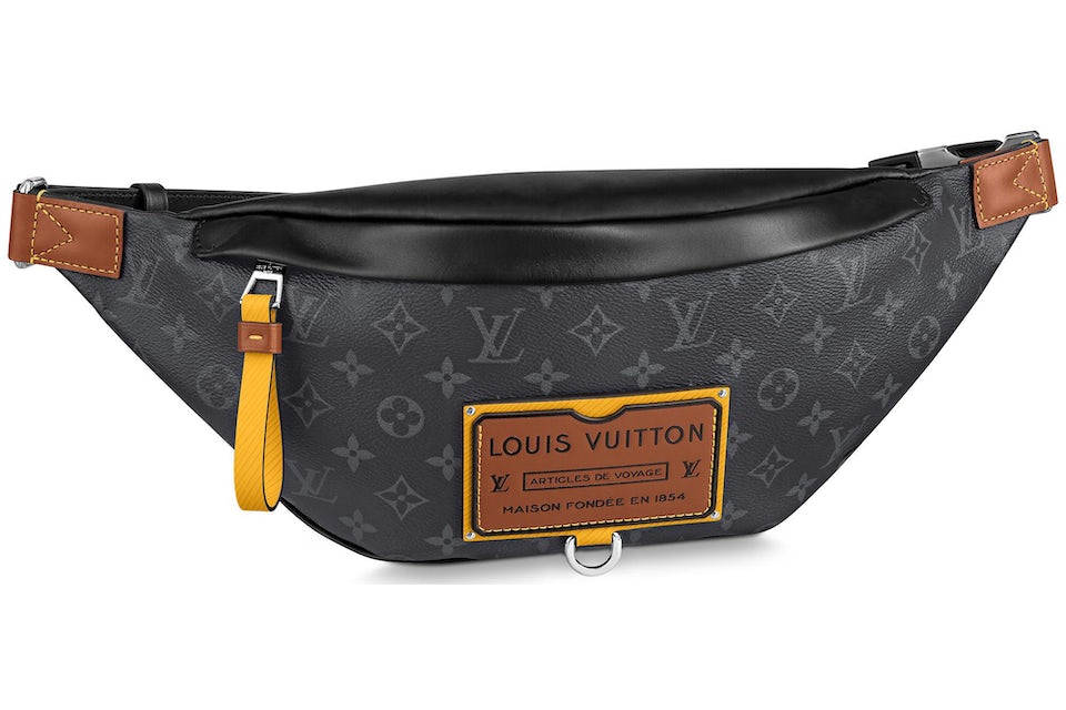 Pre-owned Louis Vuitton Discovery Bumbag Monogram Galaxy Black
