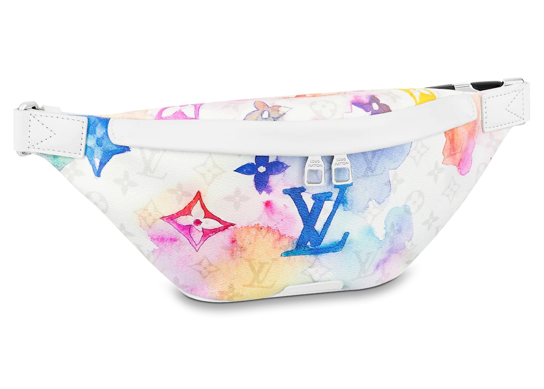 Pre-owned Louis Vuitton Discovery Bumbag Monogram Watercolor