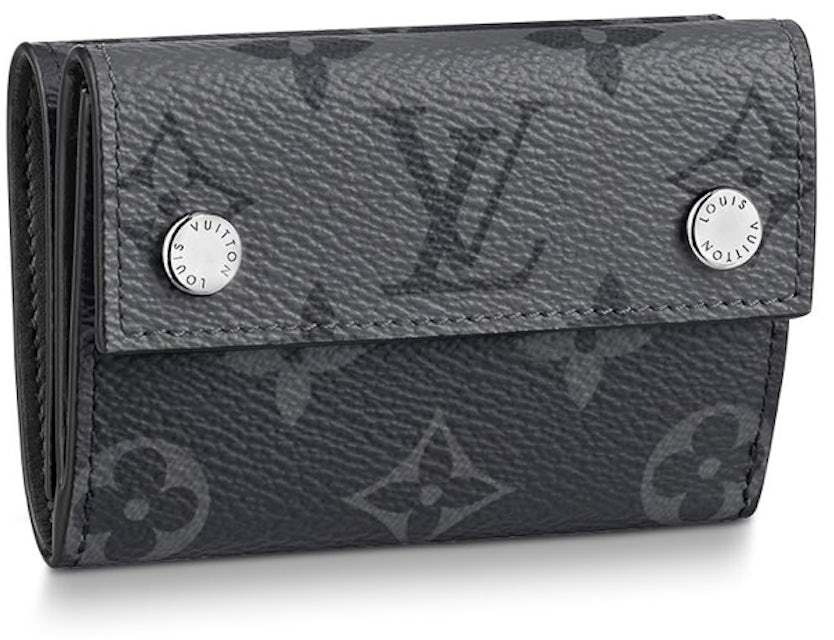 Louis Vuitton Coin Card Holder Monogram Eclipse Reverse Monogram Eclipse