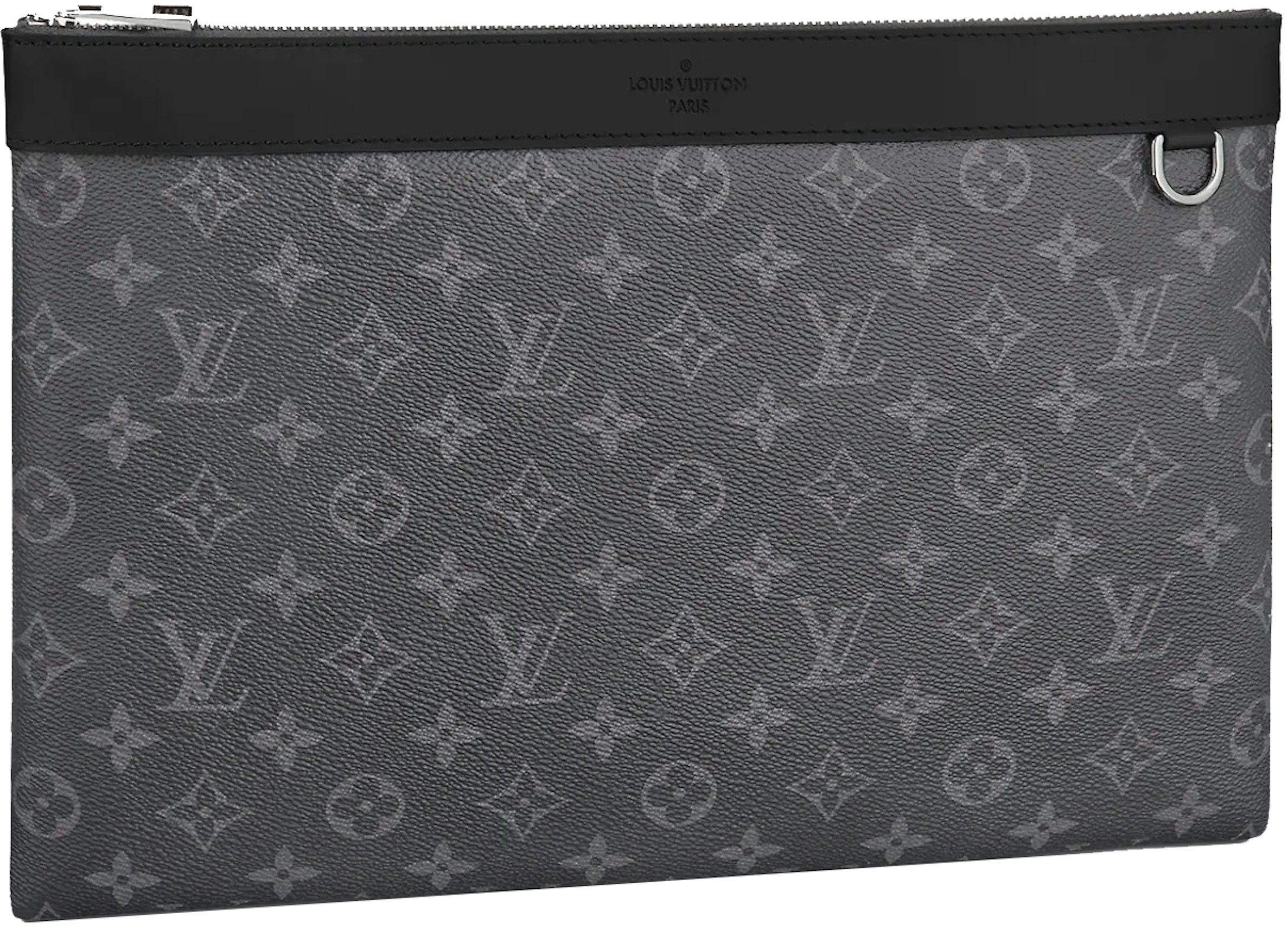 Louis Vuitton Bumbag Monogram Eclipse Black in Canvas with Silver-tone - US