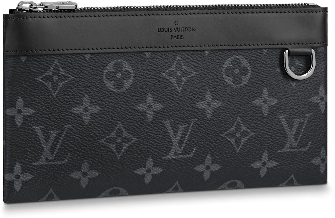 Louis Vuitton Discovery Pochette Monogram Eclipse PM Black in Coated  Canvas/Leather with Silver-tone - US