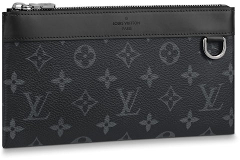Louis Vuitton Discovery Pochette Monogram Eclipse PM Black in