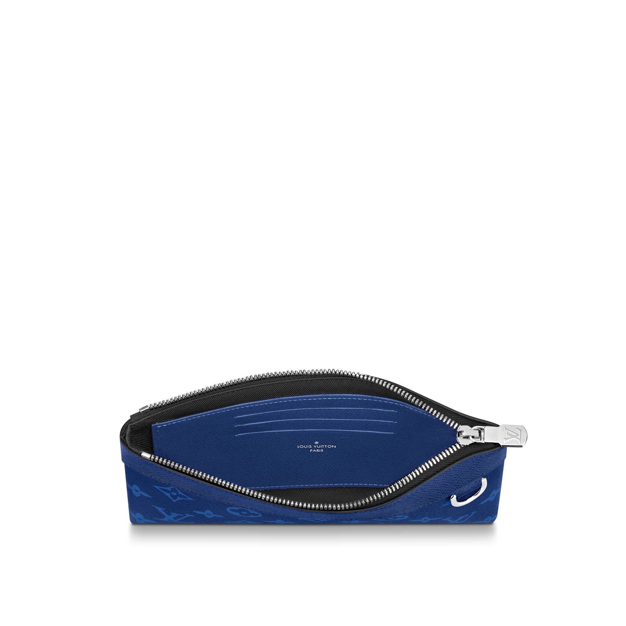 Louis Vuitton Discovery Pochette Monogram Pacific Taiga PM Blue in 