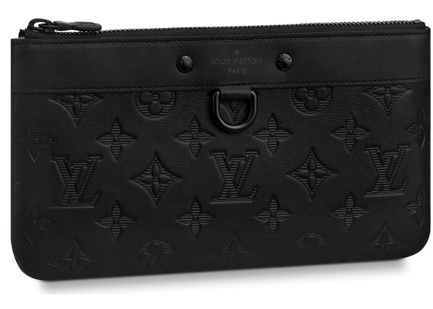 Louis Vuitton Discovery Pochette Monogram Eclipse PM Black in Coated  Canvas/Leather with Silver-tone - US