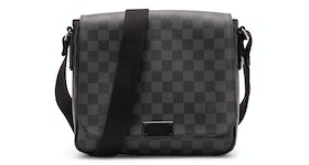 Louis Vuitton District PM Messenger Bag Damier Graphite Black in Canvas  with Silver-tone - US