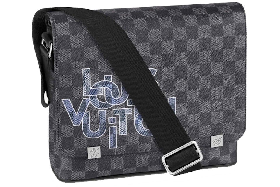 Louis Vuitton District Messenger PM Damier Graphite in Coated Canvas with  Silver-tone - MX
