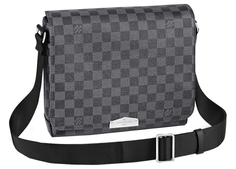 Louis Vuitton Messenger District Monogram Eclipse PM Noir Black in Toile  Canvas with Silvertone  US