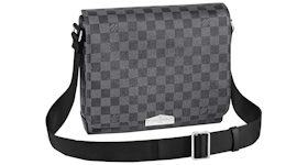 Louis Vuitton Graphite Avenue Sling Bag 14137 Black Mens Damier