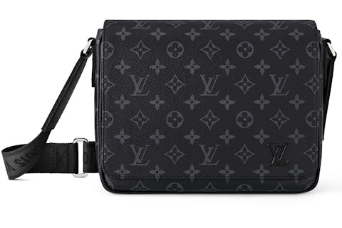 Louis Vuitton District PM Monogram Eclipse in Coated Canvas with