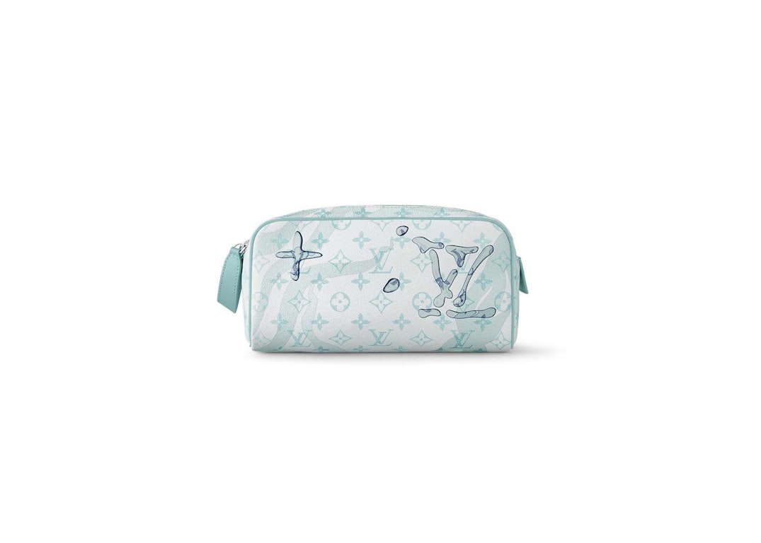 Pre-owned Louis Vuitton Dopp Kit Crystal Blue