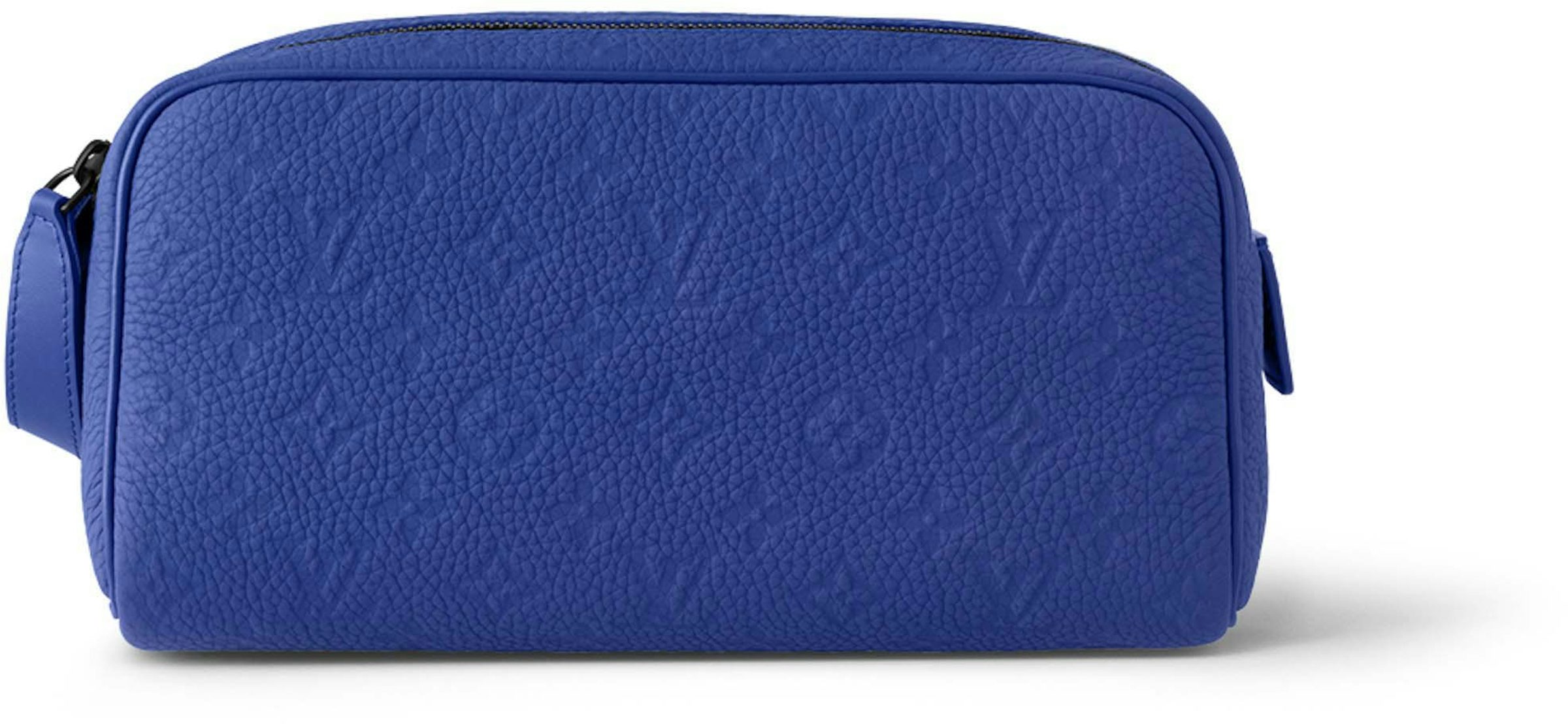 Louis Vuitton Dopp Kit Racing Blue in Embossed Taurillon Monogram
