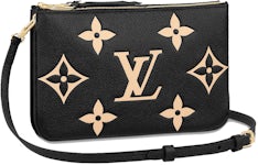 Louis Vuitton Double Zip Pochette Reverse Monogram Giant Brown 2269234