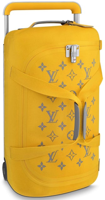 Louis Vuitton Horizon Duffle Soft Jacquard 55 Yellow in Knit with