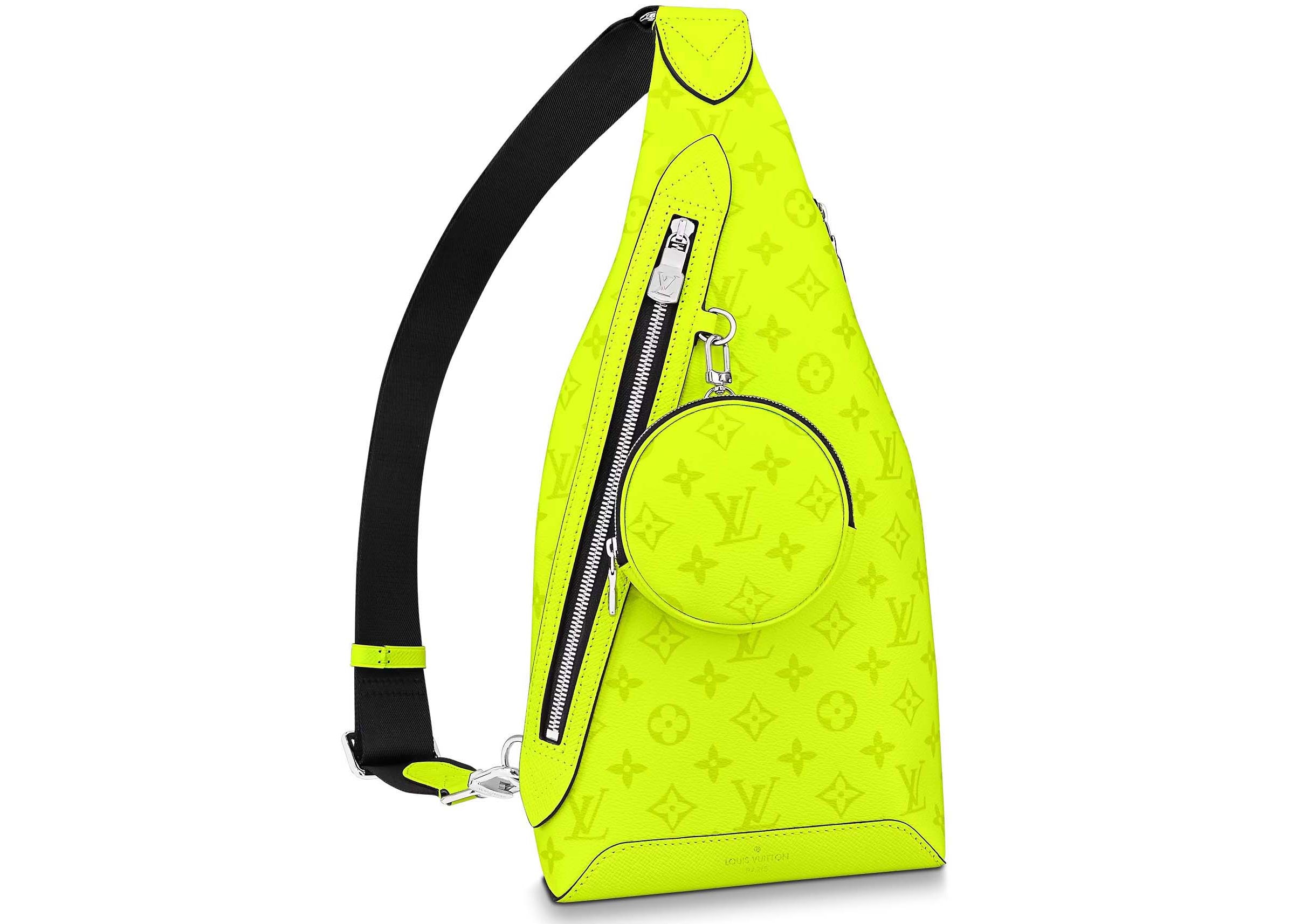 lv yellow backpack