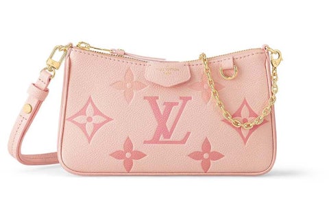 Louis Vuitton Easy Pouch Gradient Pink in Monogram Empreinte
