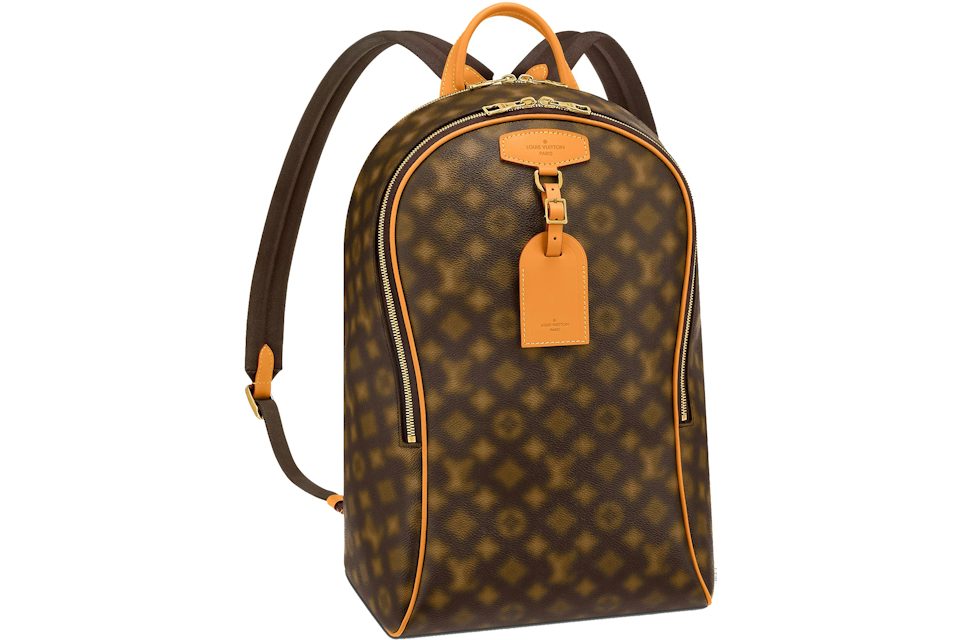 Louis Vuitton LV Unisex Dean Backpack Monogram Macassar Coated