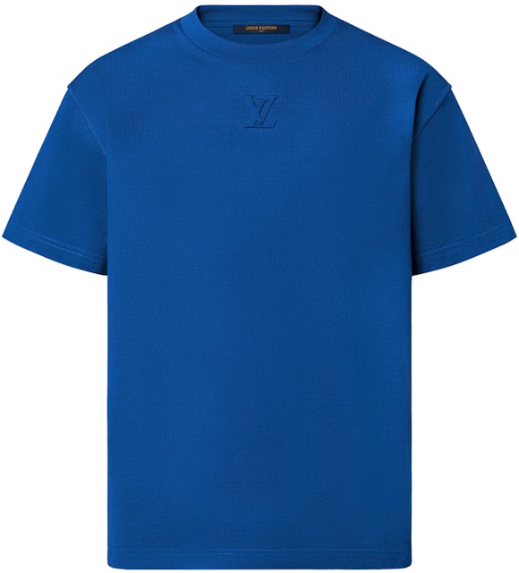 Louis Vuitton Embossed LV T-Shirt France Blue Men's - FW22 - GB