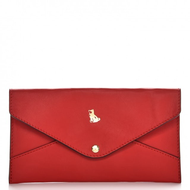 Louis Vuitton Envelope Pouch 2018 Chinese New Year Dog Red in