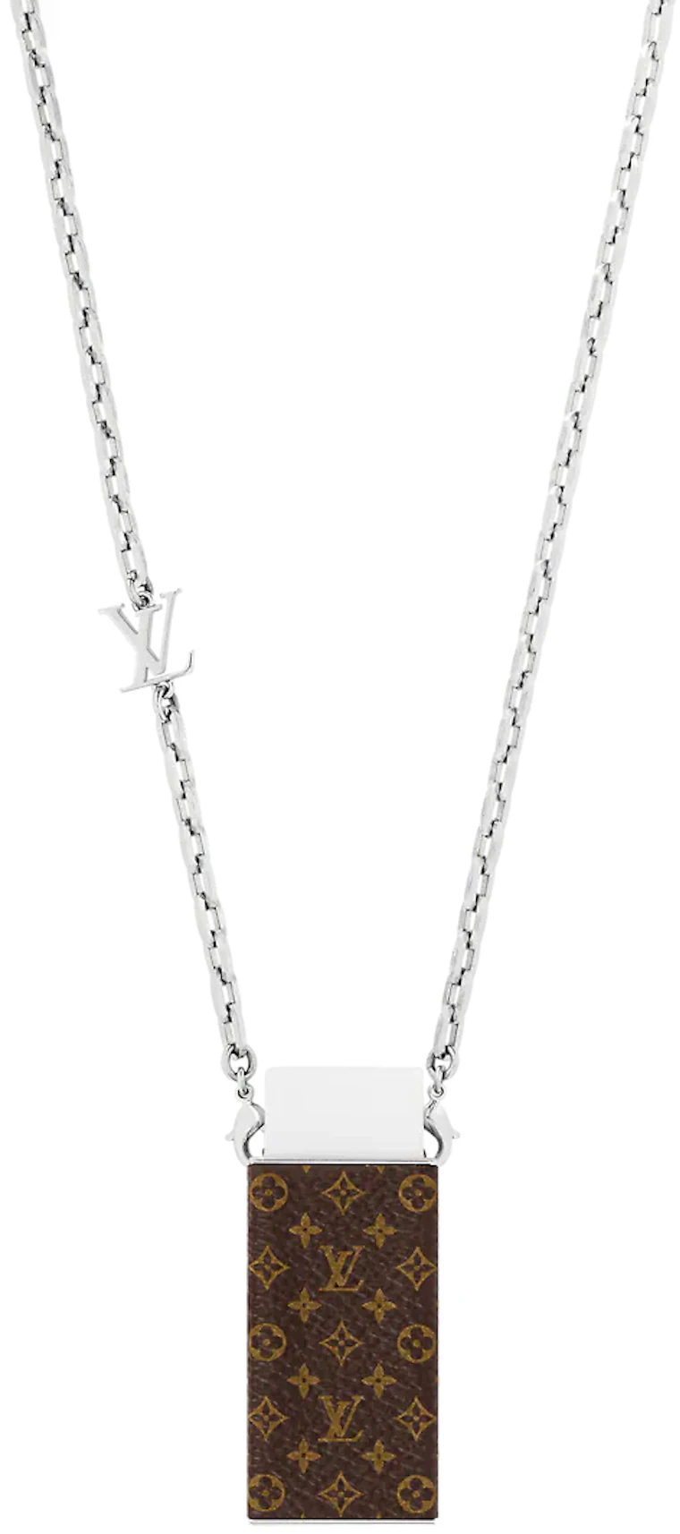 Louis Vuitton necklace: Bạn là một fan của phong cách thời trang sang trọng và đẳng cấp? Hãy cùng xem hình ảnh của chiếc dây chuyền Louis Vuitton và thưởng thức chi tiết tuyệt đẹp được làm từ những nguyên vật liệu đẳng cấp nhất. Đây là sự lựa chọn hoàn hảo dành cho những người yêu thích phong cách thanh lịch và đầy cá tính.