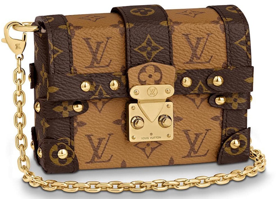 Louis Vuitton Essential Trunk Monogram Reverse Brown in Coated  Canvas/Leather with Gold-tone - CN