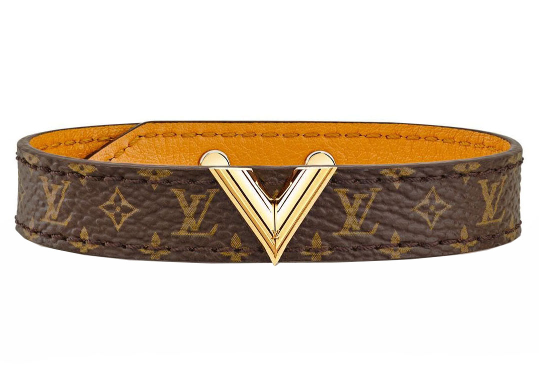 Louis Vuitton Essential V Bracelet Black EPI  STYLISHTOP