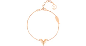Louis Vuitton Essential V Bracelet Rose Gold