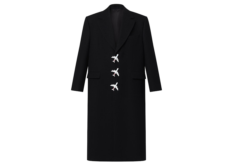 Pre-owned Louis Vuitton Men's Extra Large Coat In Black