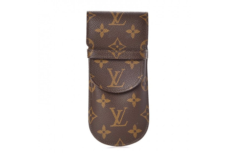 Louis Vuitton Eyeglass Case Etui a Lunettes Rabat Monogram Brown