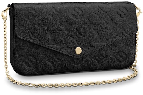 Louis Vuitton Felicie Pochette Monogram Empreinte Black in