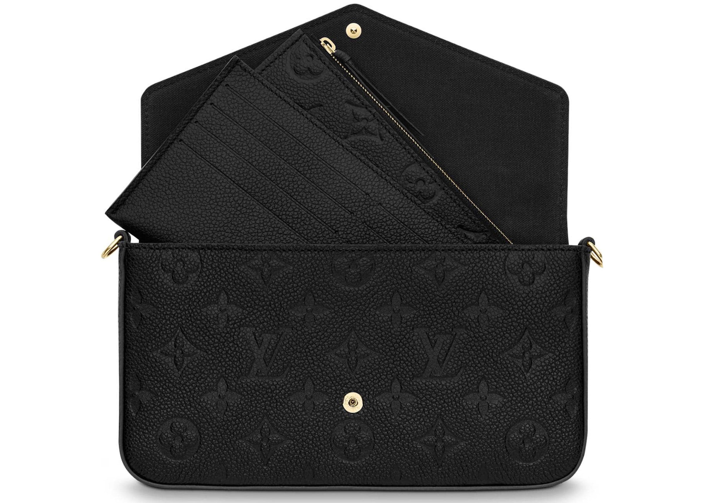 Louis Vuitton Felicie Pochette Monogram Empreinte Black in