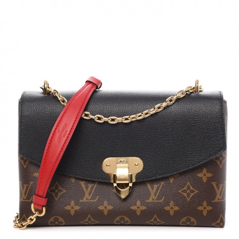 Louis Vuitton Flap Saint Placide Monogram Noir Black in Canvas