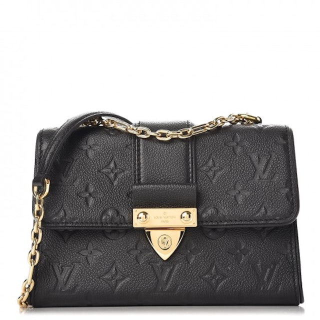 Louis Vuitton Flap Saint Sulpice Monogram Empreinte BB Noir Black in  Leather with Brass - US
