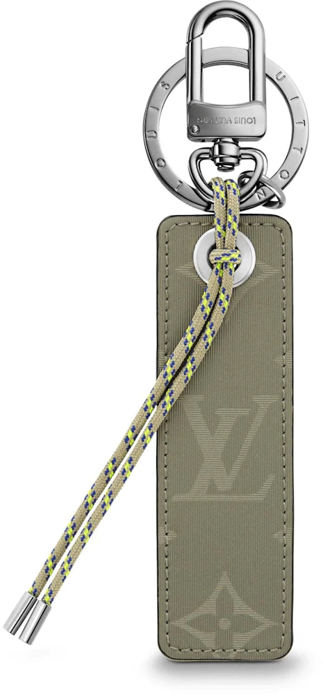 Louis Vuitton Bag Charm and Key Holder LV Tab Black in Calfskin Leather  with Silver-tone - US