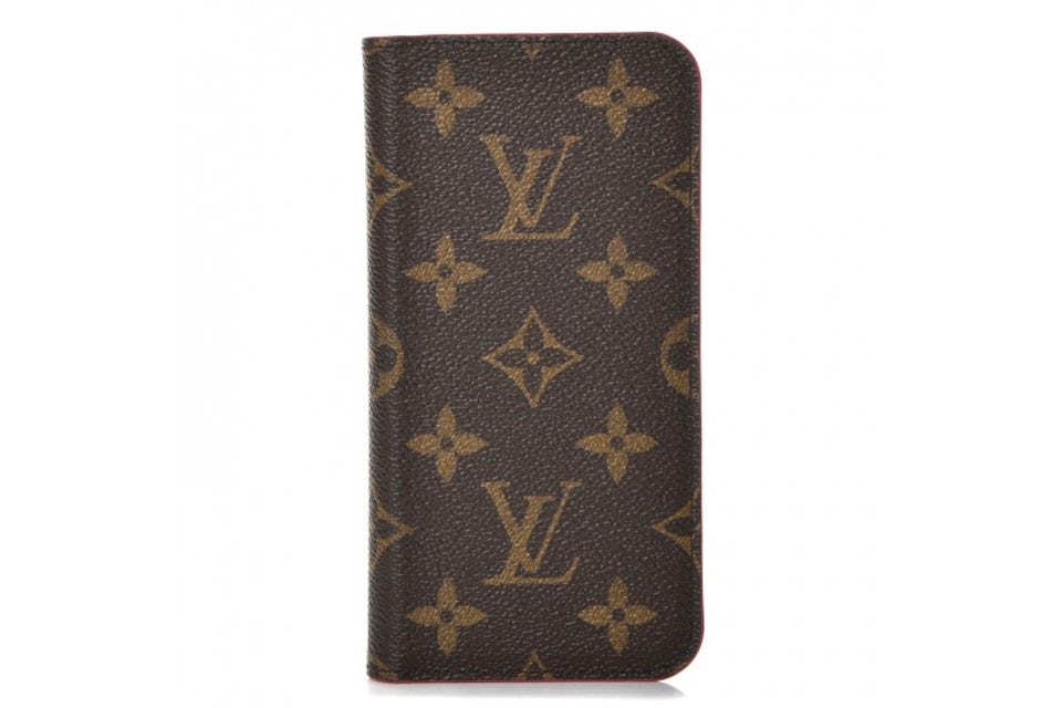 iPhone 14 Pro Max Louis Vuitton Wallet Folio Case - Luxury Phone