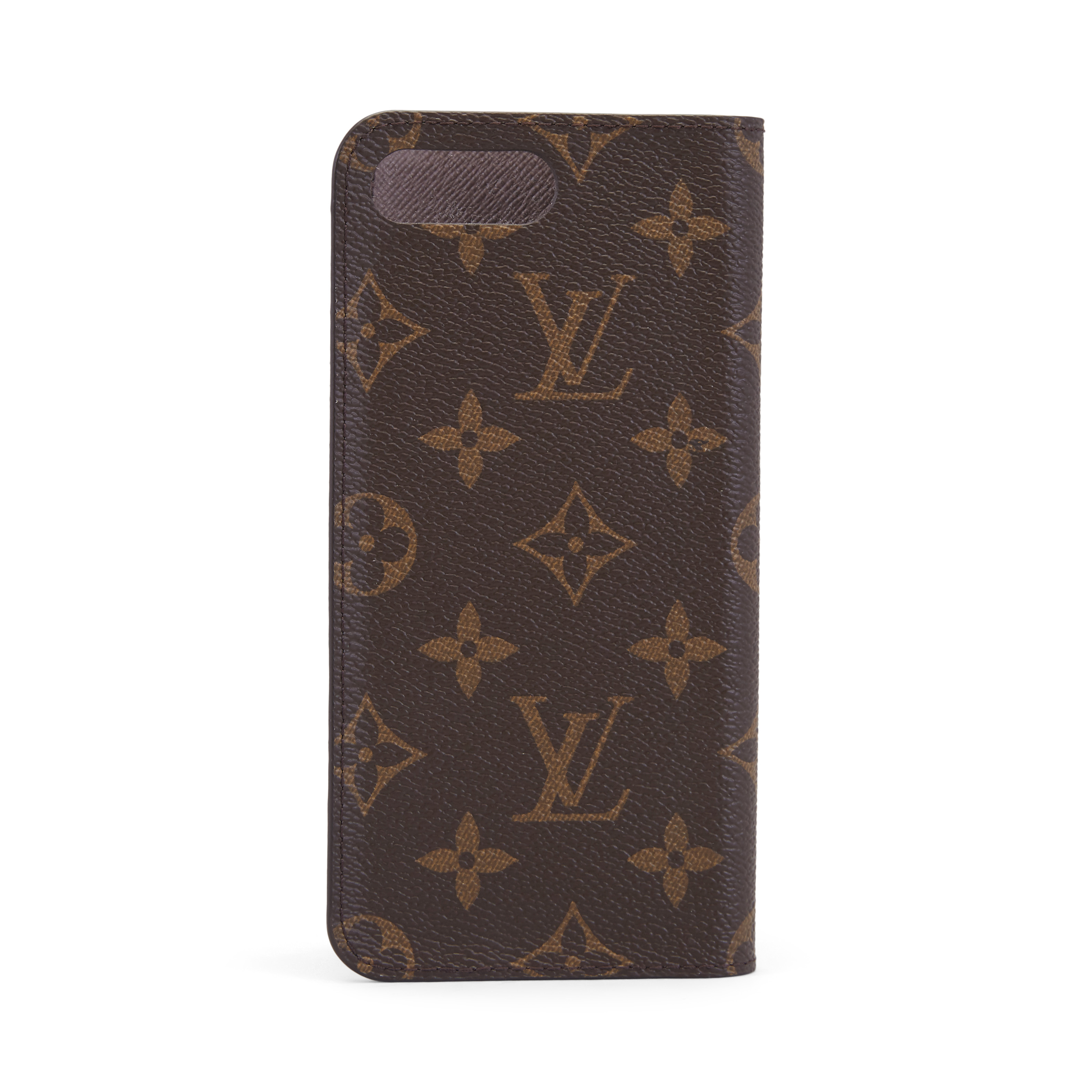 Louis Vuitton Folio Case iPhone 7/8 Plus Monogram Brown in Canvas - JP