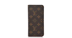 Louis Vuitton Folio Case iPhone 7/8 Plus Monogram Rose Pink Lining