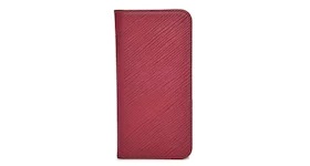 Louis Vuitton Folio Case iPhone X Epi Fuchsia
