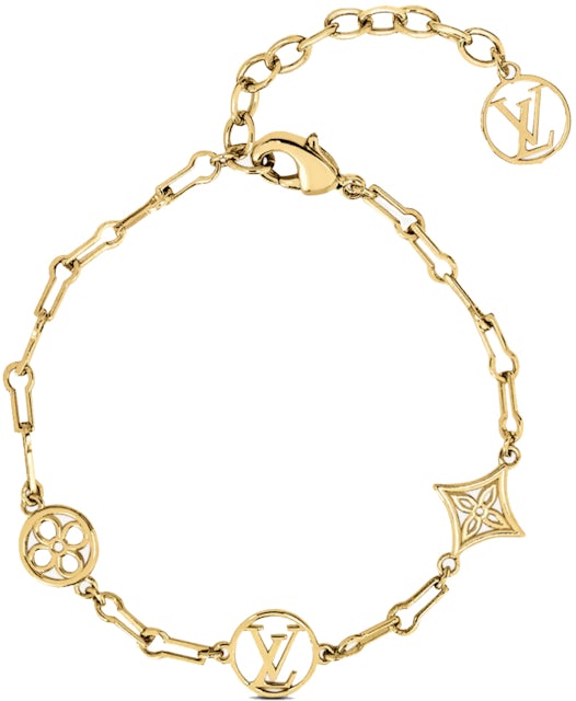 Louis Vuitton, Jewelry, Louis Vuitton Chain Bracelet Louisette  Accessories Bracelet Metal Gold