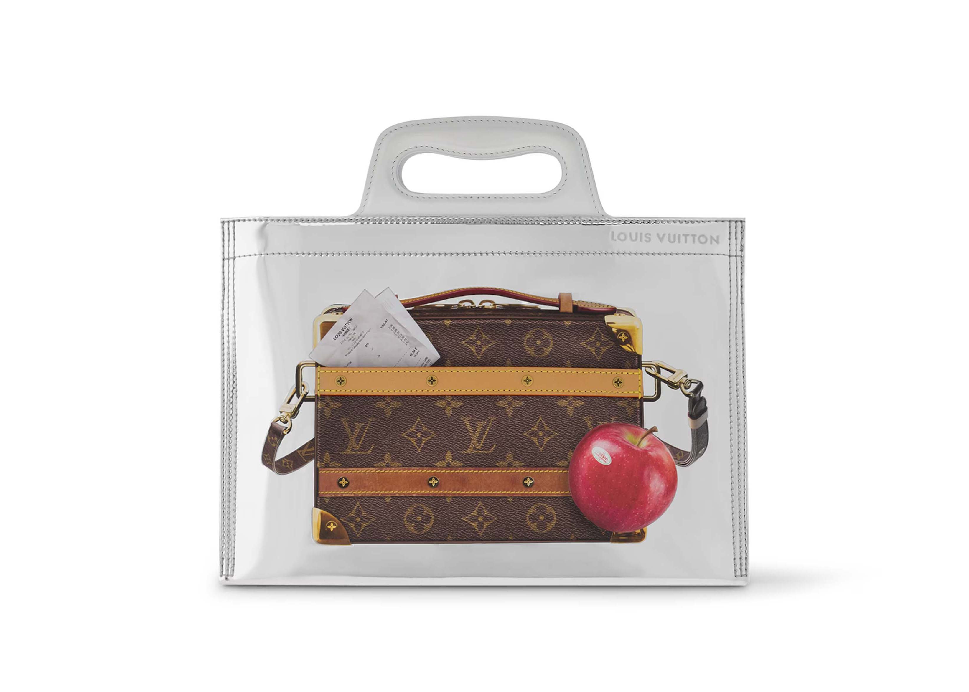Louis Vuitton Freezer Handle Soft Trunk Silver in Coated Canvas 