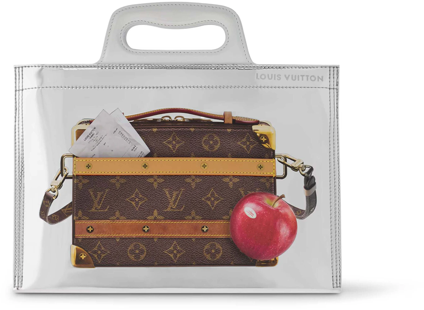 Louis Vuitton Freezer Handle Soft Trunk Silver in Coated Canvas with  Silver-tone - US