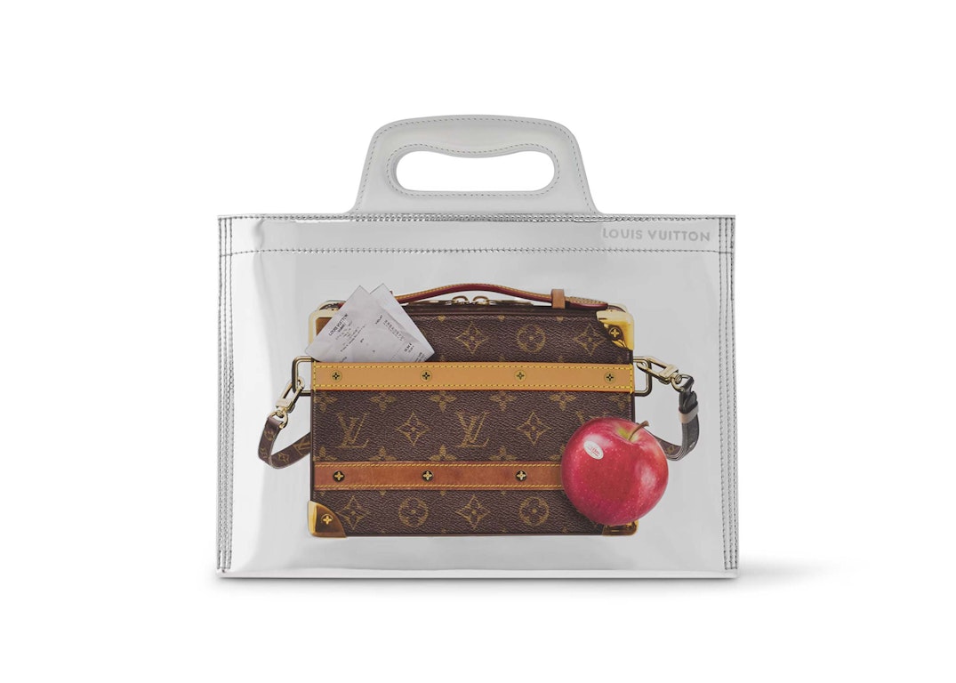 Louis Vuitton Freezer Handle Soft Trunk Silver in Coated Canvas with  Silver-tone - US