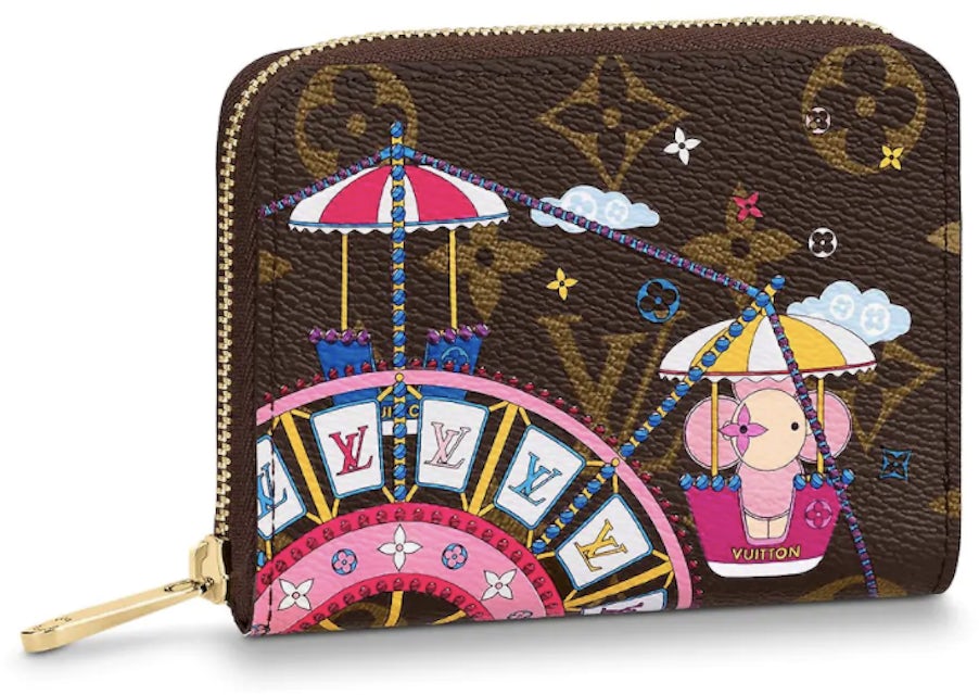 Louis Vuitton Passport Cover Monogram (3 Cqrd Slot) Vivienne Holiday Rose  Ballerine Pink