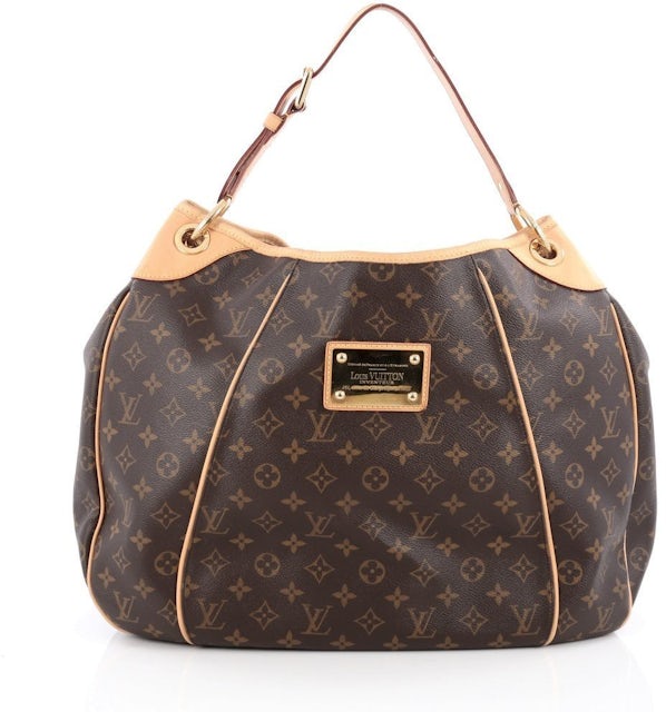 Authentic Louis Vuitton Galliera GM Monogram Hobo Shoulder Handbag