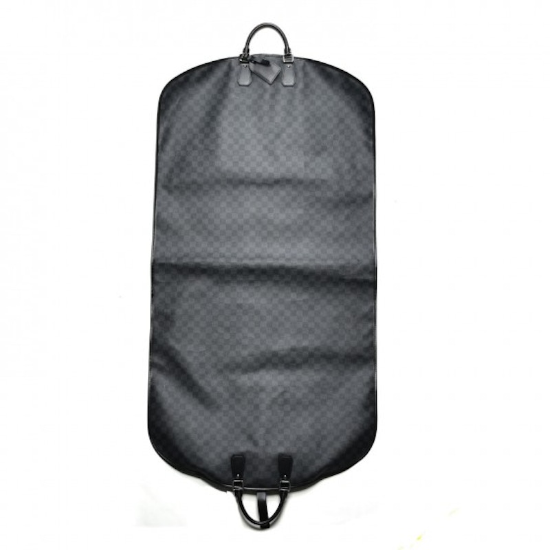 Louis Vuitton Garment Cover Damier Graphite Black in Canvas with Silver